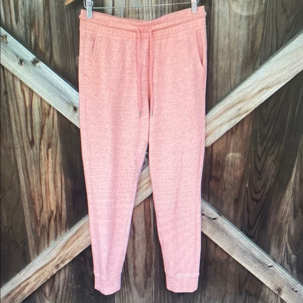 Peach Champion Jogger Pants